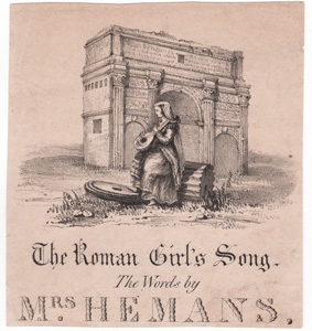 antique music prints (19th century)